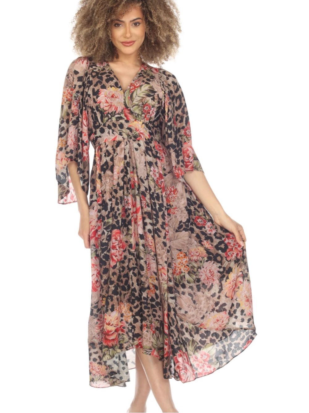 NWT retail $335 size M #JohnnyWas#Reclectic Mellisa Midi Dress
